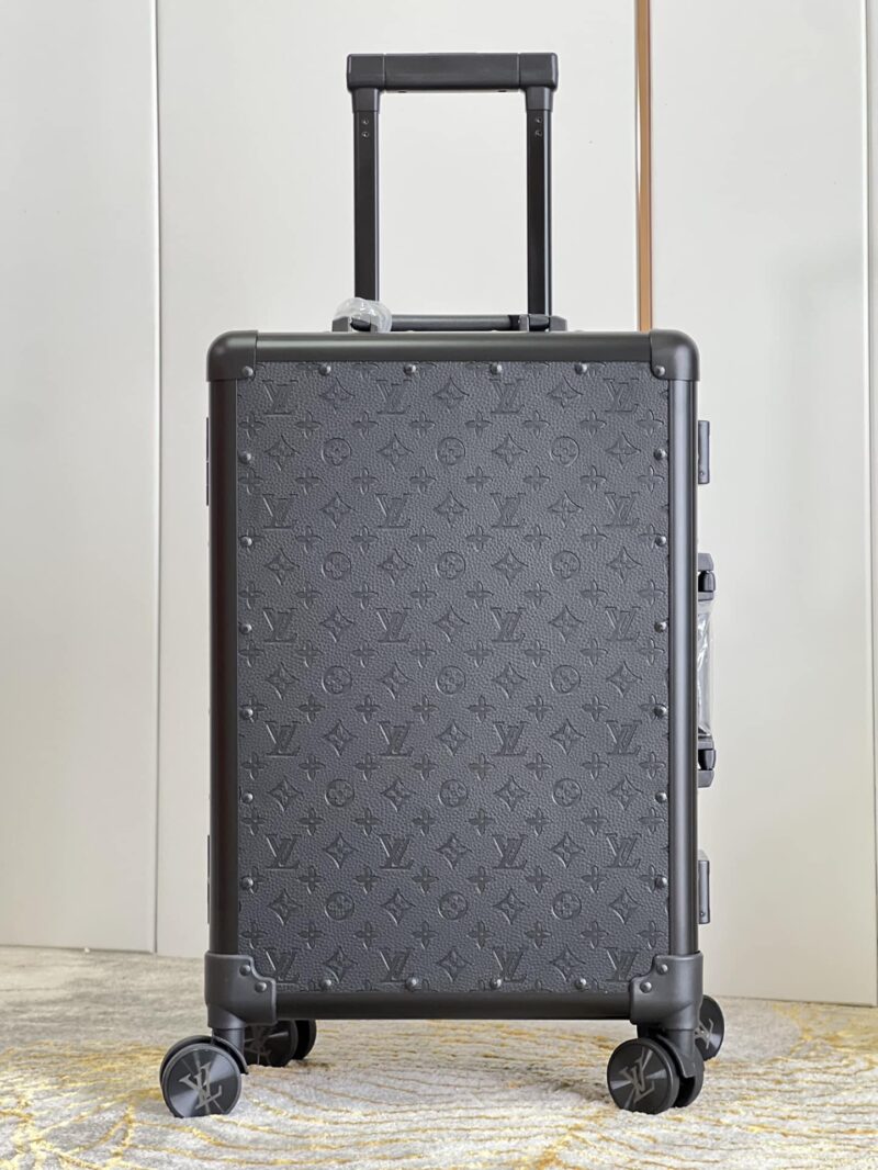 Alternative view of Louis Vuitton Horizon Rolling Trunk Suitcase Monogram Eclipse Coated Canvas Black 57Cm