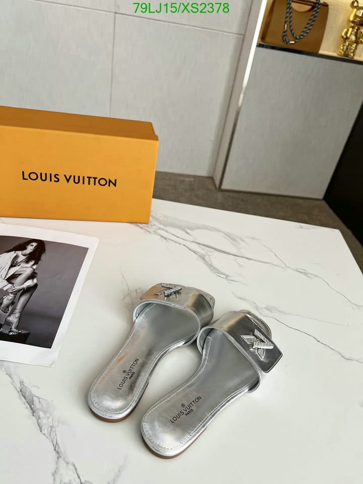 Alternative view of Louis Vuitton Shake Flat Mule Silver 1Ab2Qz