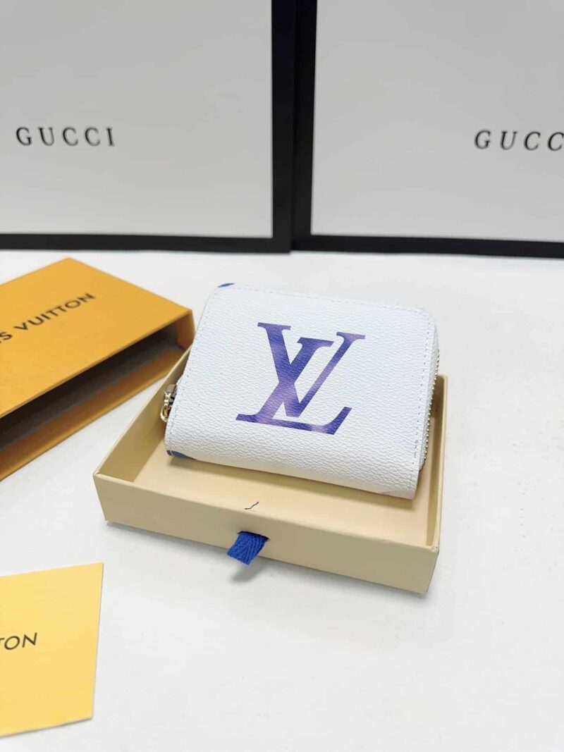 Alternative view of Louis Vuitton Zippy Coin Purse Blue 12Cm M82417