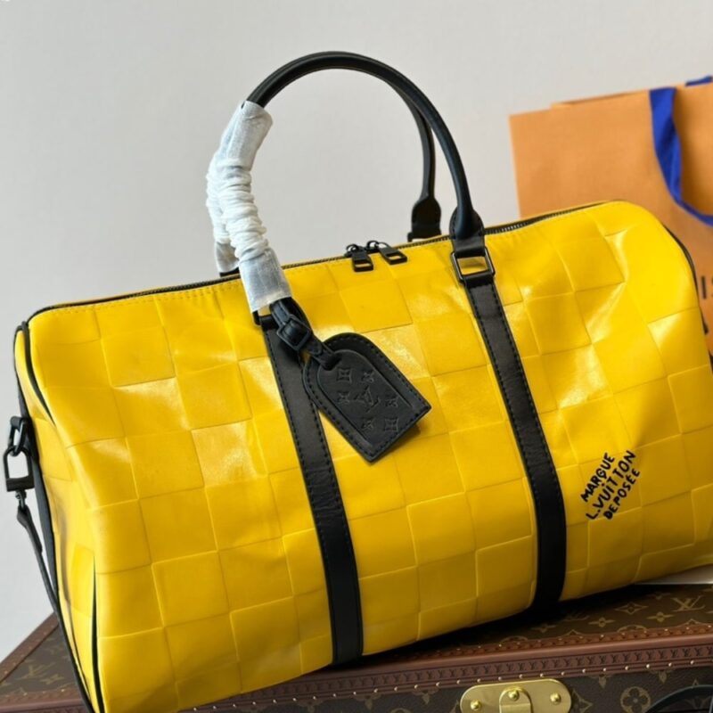 Alternative view of Louis Vuitton Keepall Bandoulière 50 Yellow 50Cm M25019