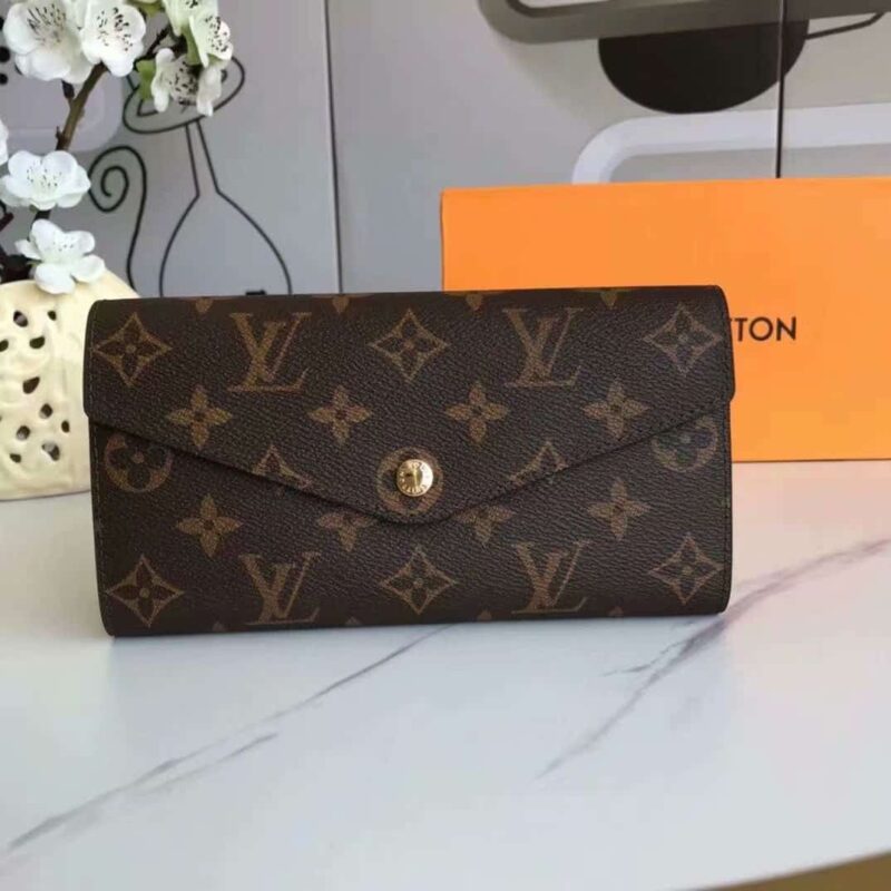 Alternative view of Louis Vuitton Sarah Wallet Monogram Canvas Brown 19Cm M60531