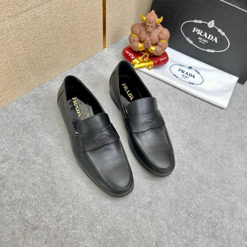 Alternative view of Prada Saffiano Leather Loafers Black 2DC213 053 F0002 F G000