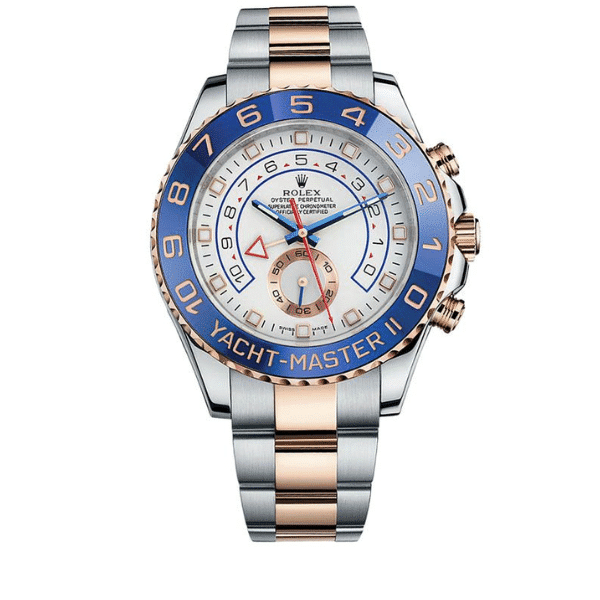Rolex Oyster Yacht Master Ii 44Mm With Gold And Silver Strap 116681
