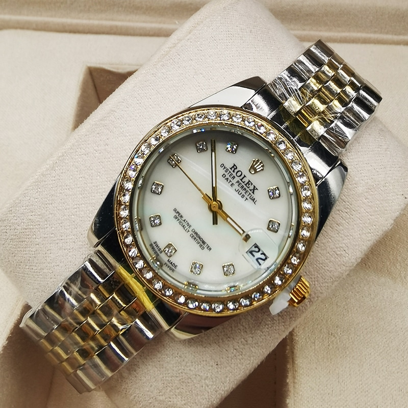 Alternative view of Rolex Datejust 31 Oyster Oystersteel Yellow Gold And Diamonds White 31mm 278383 0002