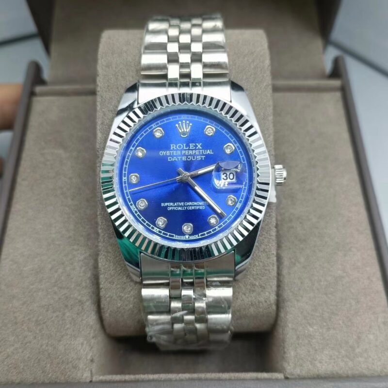 Alternative view of Rolex Datejust Navy Blue Watch 41Mm 126334 0016