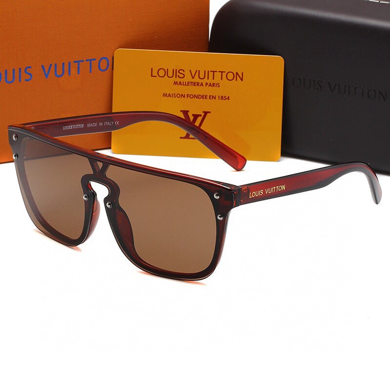 Alternative view of Louis Vuitton Waimea Sonnenstrongrille Red Sunglasses