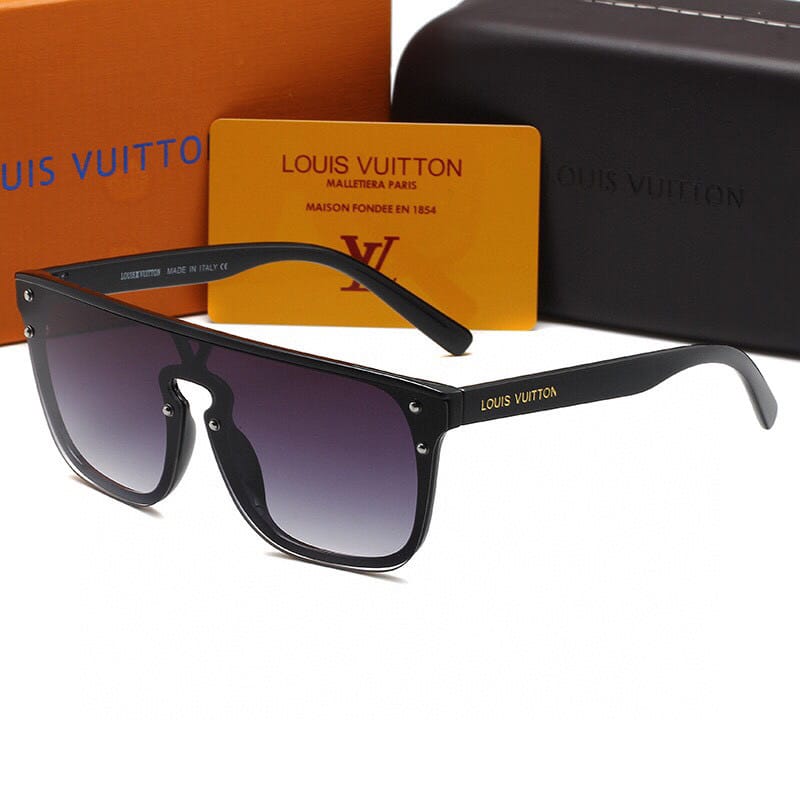 Alternative view of Louis Vuitton Waimea Sonnenstrongrille Stronglack And Purple Sunglasses