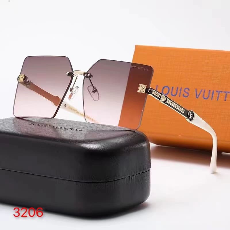 Alternative view of Louis Vuitton One Square Pink Sunglasses
