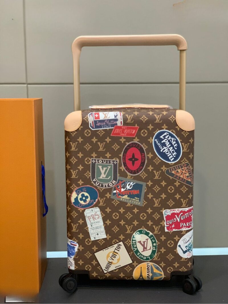 Alternative view of Louis Vuitton Horizon 55 Suitcase Monogram Coated Canvas Sticker Prints 55Cm M24959