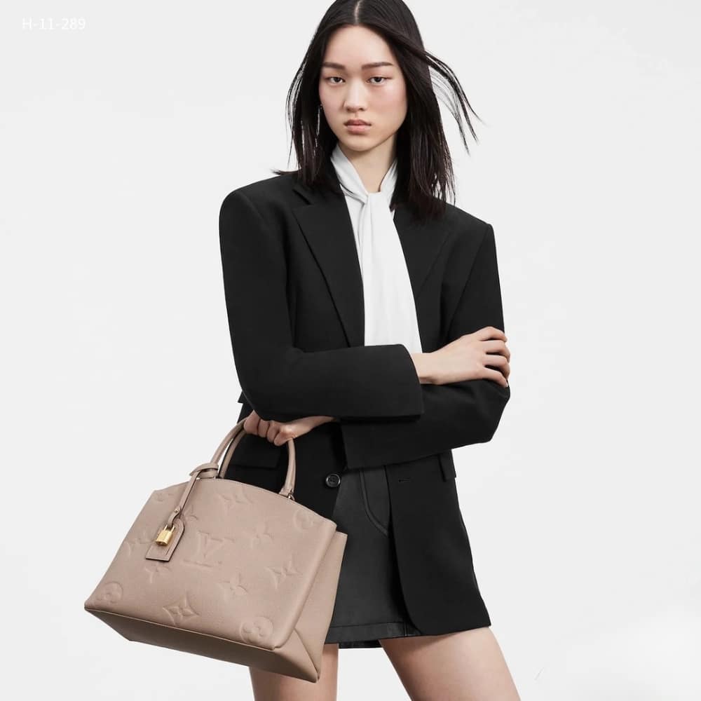 Louis Vuitton Grand Palais Bag Tourterelle Gray 35Cm M45833 - Image 3