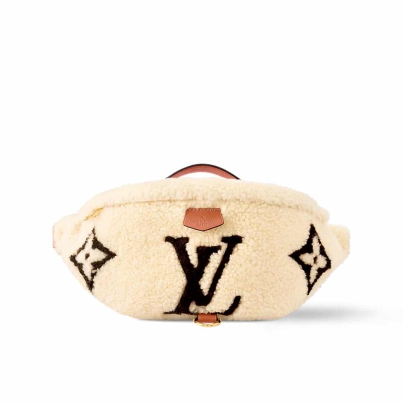 LOUIS VUITTON LV SKI BUMBAG SHEARLING IN CREAM 31CM M23715
