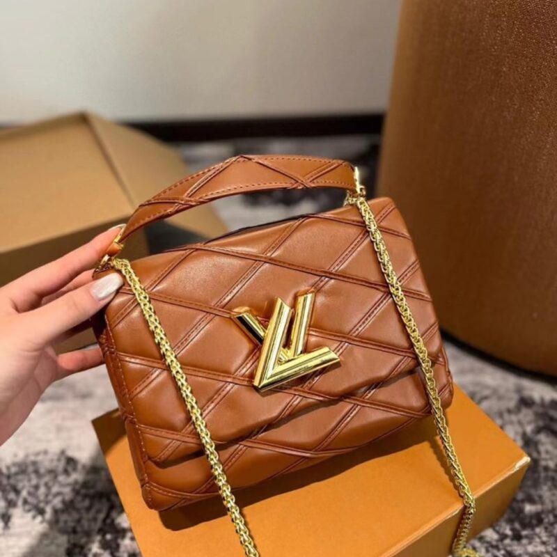Alternative view of Louis Vuitton Go-14 MM Lamb Leather Smoked Tan 23Cm