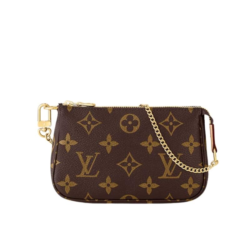 Louis Vuitton Pochette Accessoires Monogram 17Cm With Chain M58009