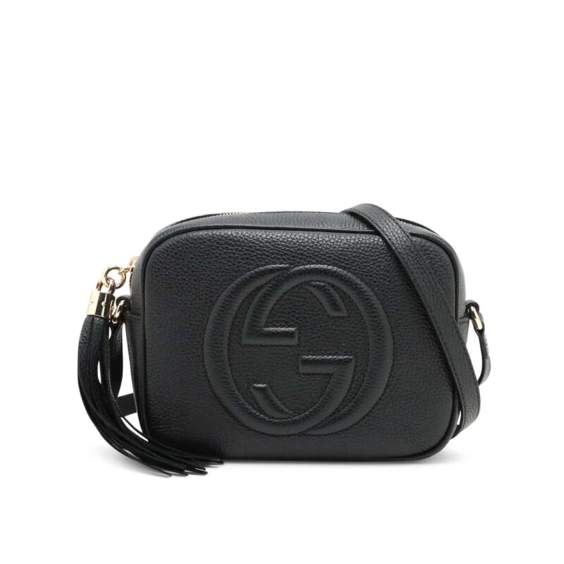 Gucci Soho Small Leather Disco Bag Black 308364 A7M0G 1000