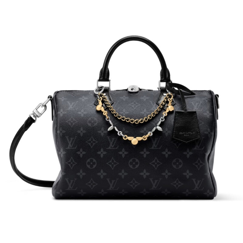 Louis Vuitton Speedy Soft 30 Monogram Black 30Cm M15102
