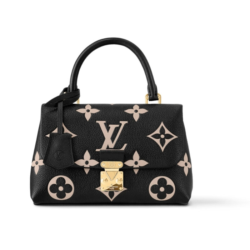 Louis Vuitton Madeleine BB Black And Beige 24Cm M45978