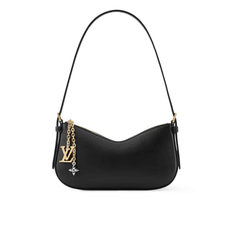 Louis Vuitton Pochette Lv Bloom 23Cm Black M25525