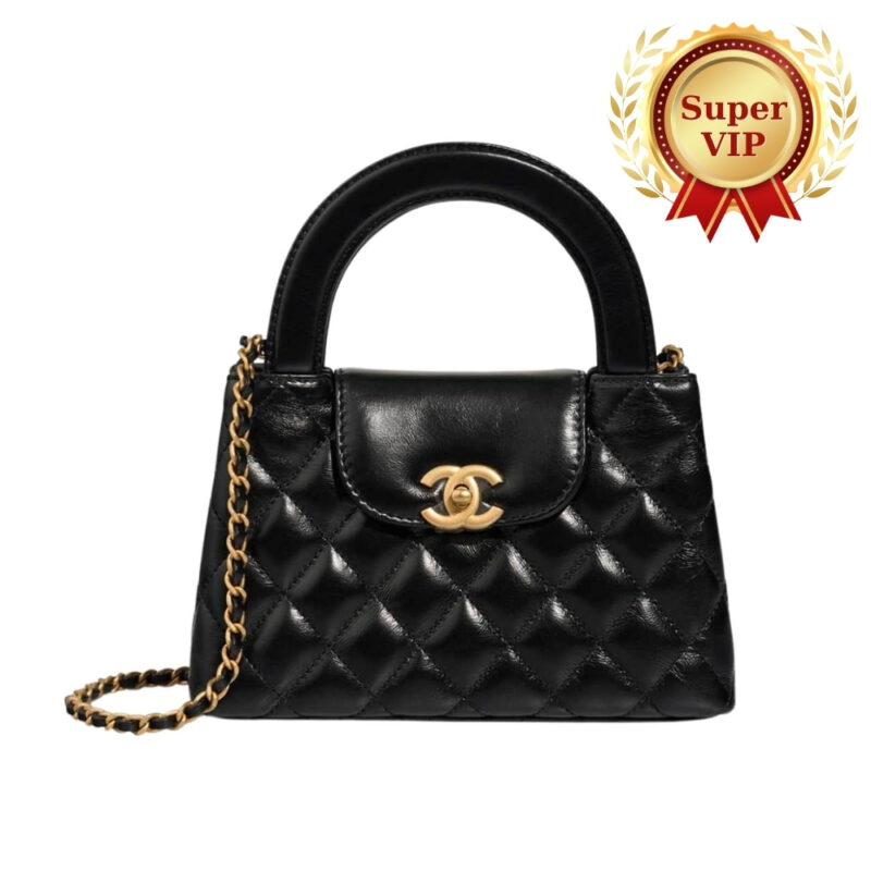 [Super Vip 1:1] Chanel Kelly Bag Black 19Cm As4416 B14296 94305
