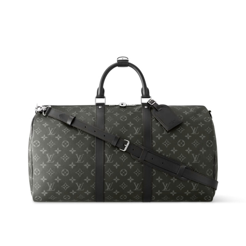 Louis Vuitton Keepall Bandoulière 50 Monogram Eclipse Black 50cm M14202