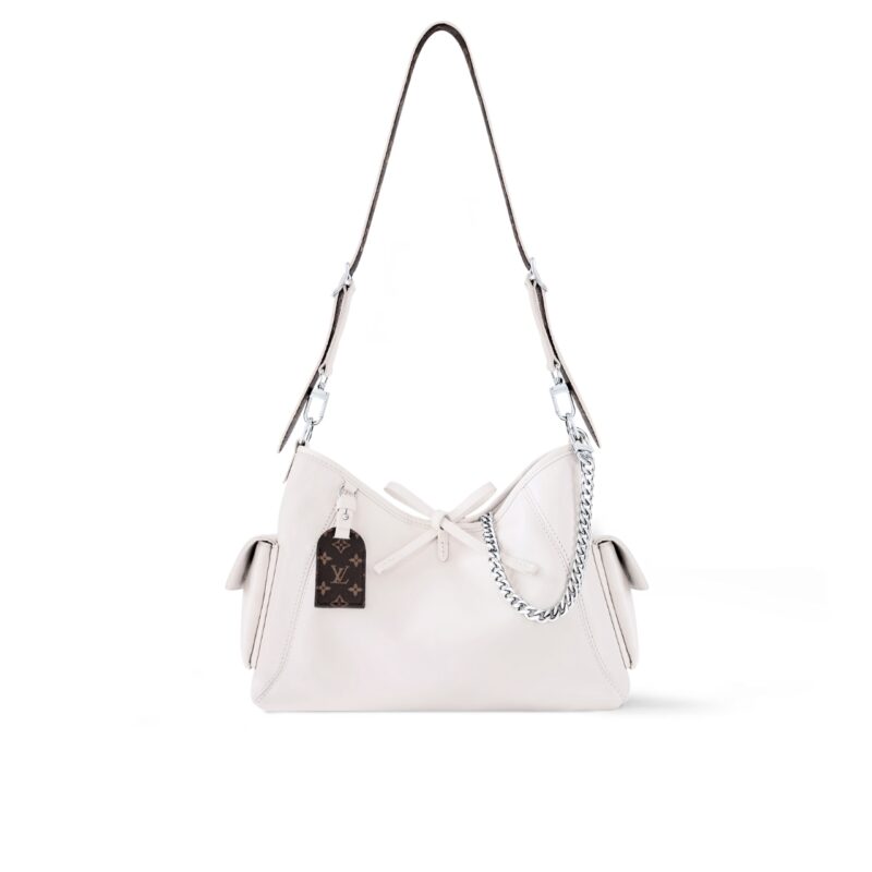 Louis Vuitton Carryall Cargo Vibe PM Bag White 34Cm M12919