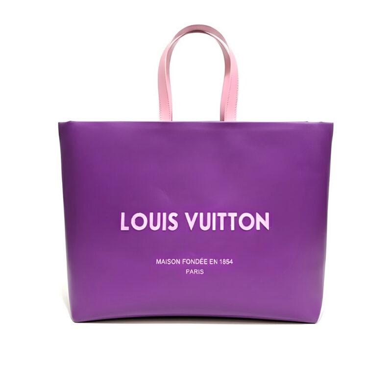 Louis Vuitton MM Shopper Tote Bag Violet 41Cm