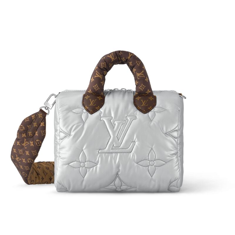 Louis Vuitton Speedy Bandoulière 25 Recycled Nylon Silver 25Cm M20973