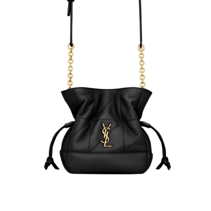 Saint Laurent Jamie Mini Shoulder Pouch Black 14Cm 859174AAB321000