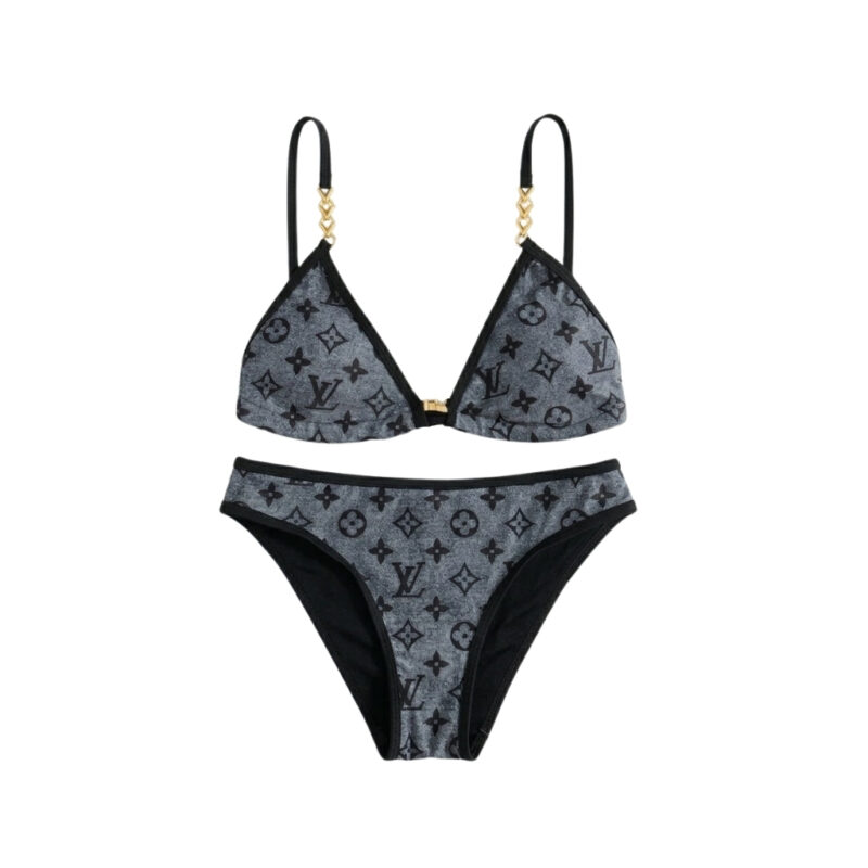 Louis Vuitton Bikini Monogram Black And Gray