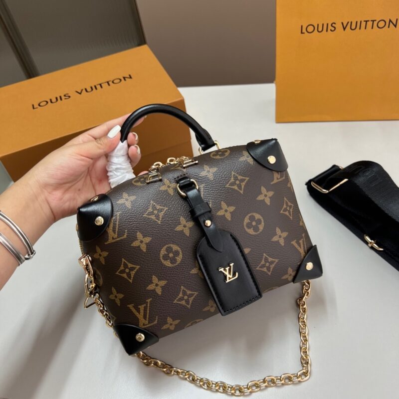 Alternative view of Louis Vuitton Petite Malle Souple Monogram Bag Brown 20Cm M45571