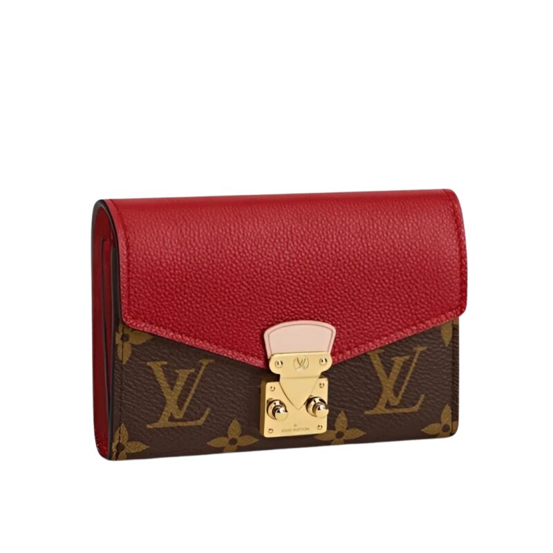 Louis Vuitton Pallas Compact Combines Wallet Red 13Cm M67478