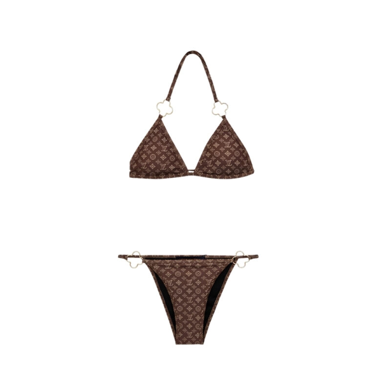 Louis Vuitton Monogram Bikini Set Brown