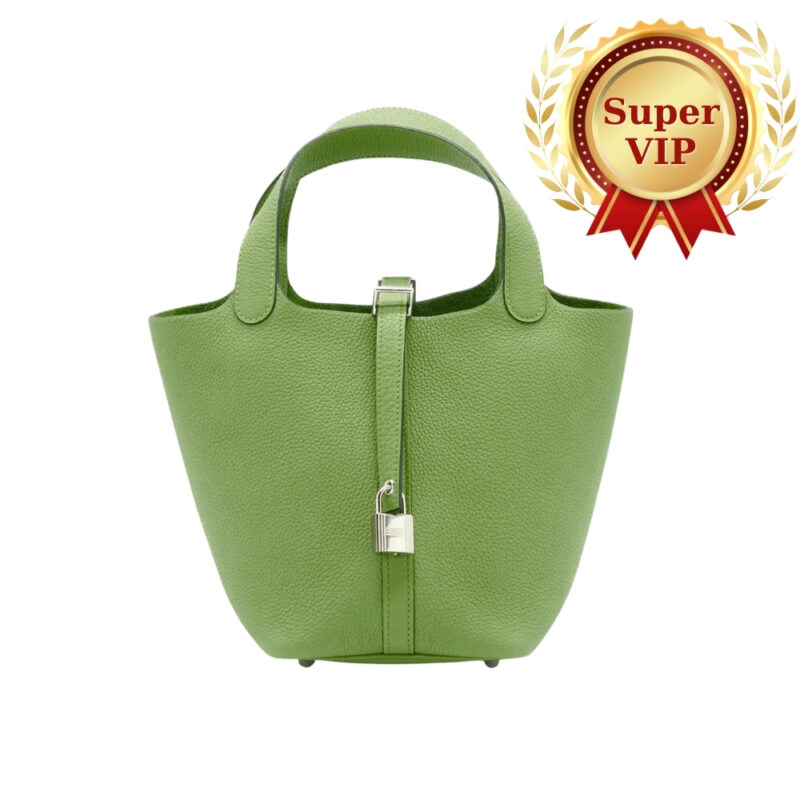 [Super Vip 1:1] Hermes Picotin Lock 18 Pocket Bag Green 18Cm