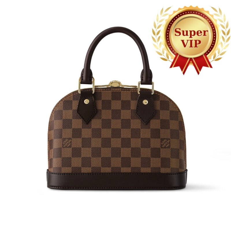 [Super Vip 1:1] Louis Vuitton Alma Bb Damier Ebene Canvas 23Cm N40606