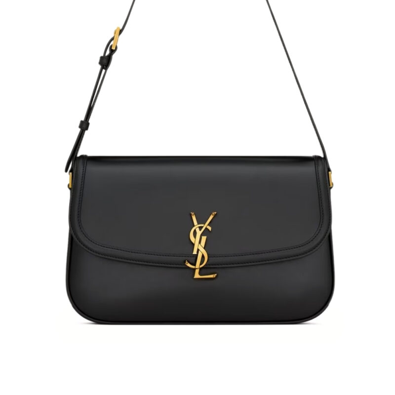 Saint Laurent Solferino Medium In Box Black 29Cm 8323320SX0W1000