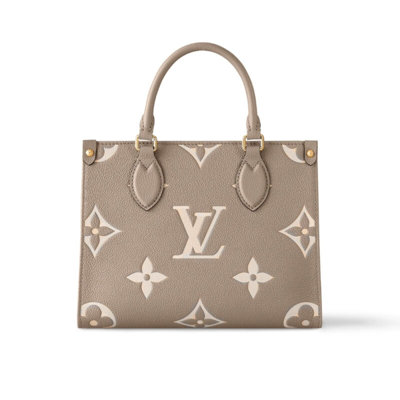 Louis Vuitton Onthego PM Bicolor Monogram Beige 25Cm M45779