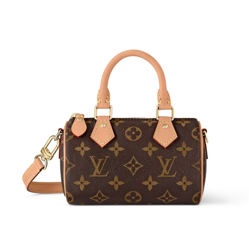 Louis Vuitton Nano Speedy Monogram Brown 16Cm M81085