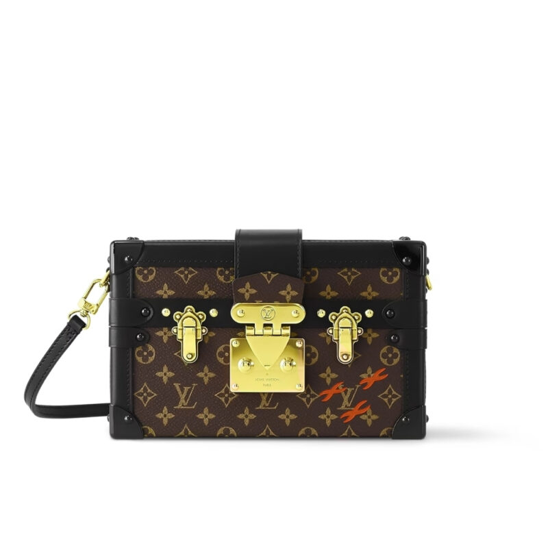 Louis Vuitton Petite Malle Monogram Dark Brown 20Cm M45943