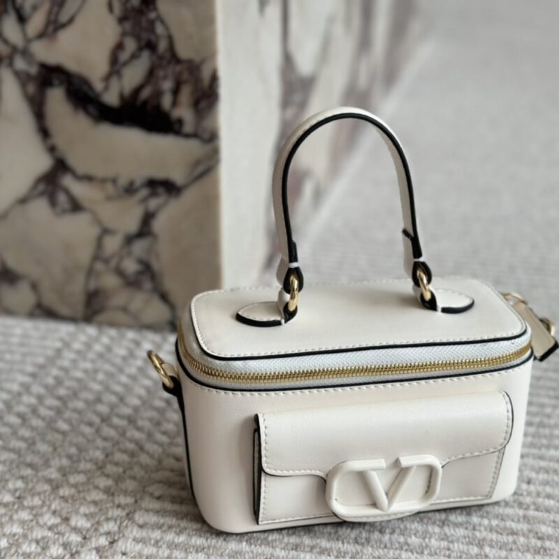Alternative view of Valentino Mini Garavani Locò Handbag In White 22Cm