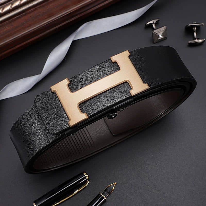 Alternative view of Hermes Mini Gold Hardware Constance Guillochee Belt Buckle