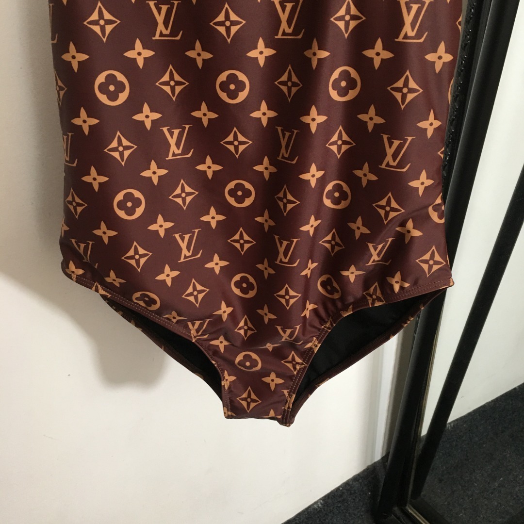 Louis Vuitton One Piece Swimsuit Monogram Brown 1AC6AG - Image 7