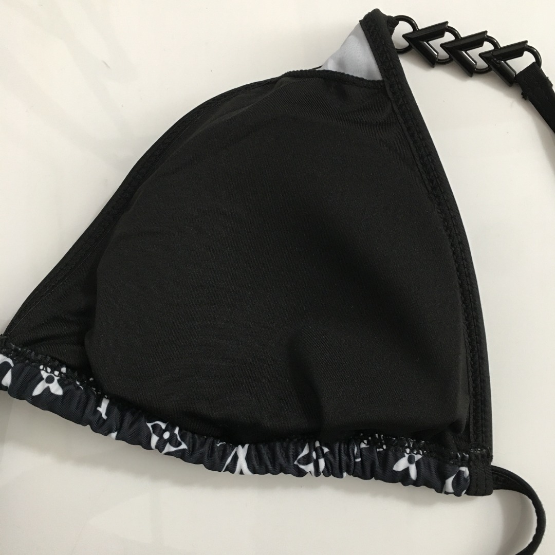 Louis Vuitton Graphic Monogram Bikini Set Black 1ABZB1 - Image 7