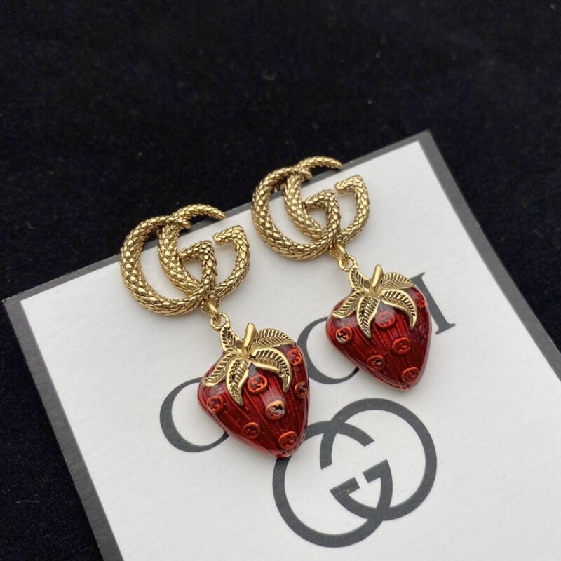 Alternative view of Gucci Gg Strawberry Earrings