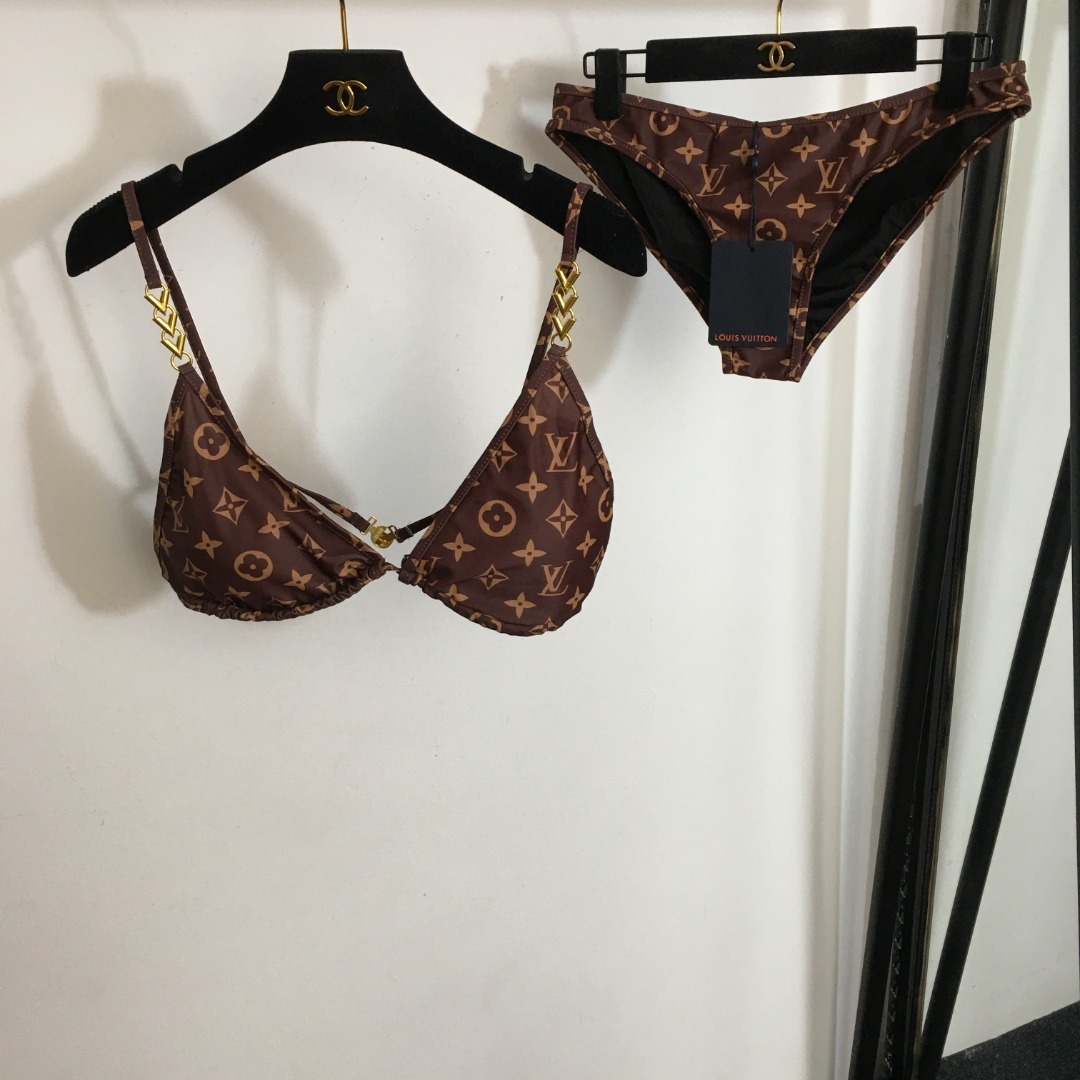 Louis Vuitton Monogram Bikini Set Brown 1AC6AU - Image 3