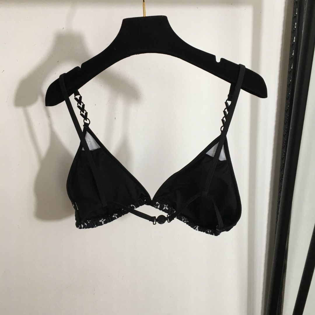 Louis Vuitton Graphic Monogram Bikini Set Black 1ABZB1 - Image 8