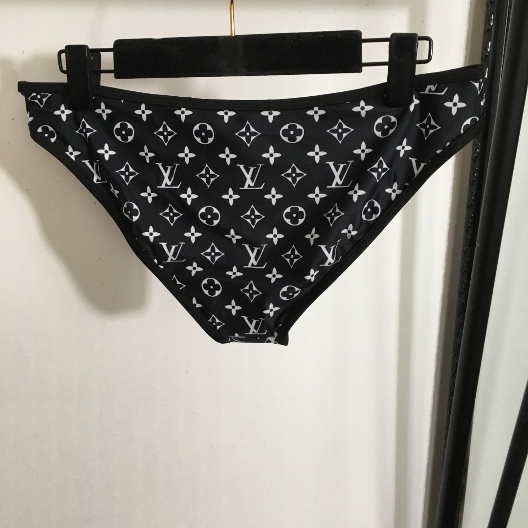 Louis Vuitton Graphic Monogram Bikini Set Black 1ABZB1 - Image 6