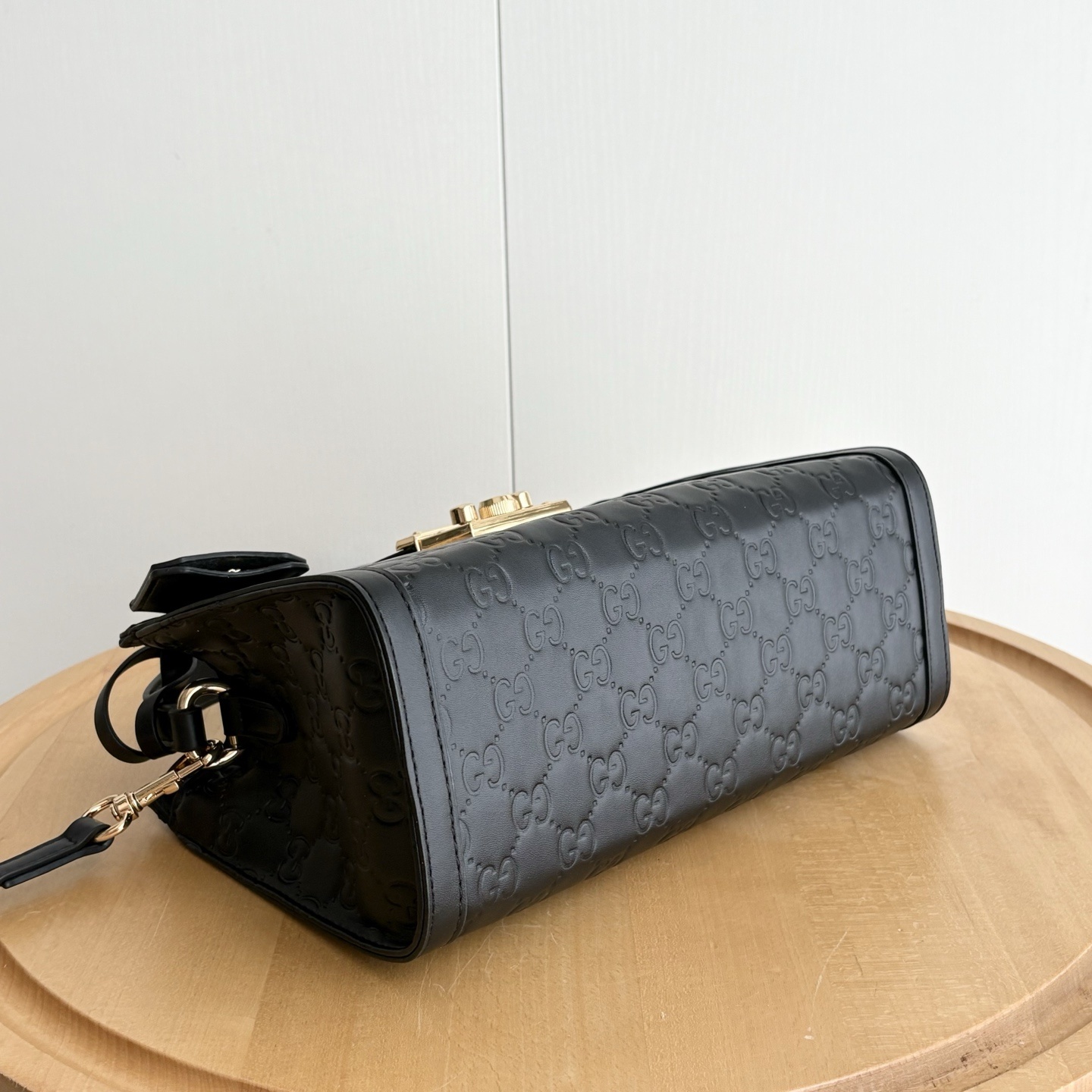 Gucci Padlock Medium Top Handle Bag Black 25Cm 838992 Aafdv 1000 - Image 5