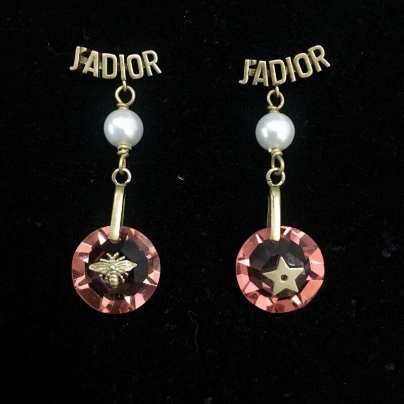 Alternative view of DIOR ROSE EARRINGS