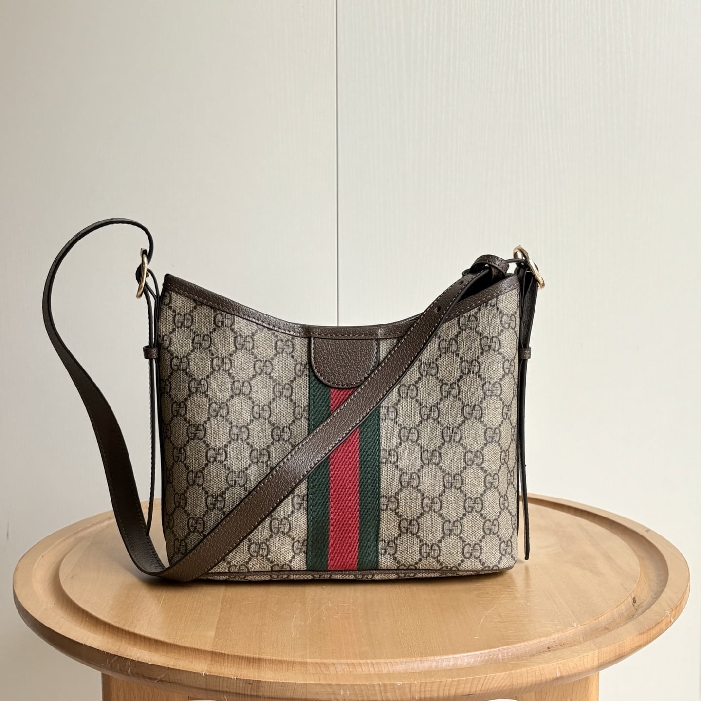 Gucci Ophidia Small Shoulder Bag Beige And Dark Brown 23Cm 836872 Fae0K 9853 - Image 4