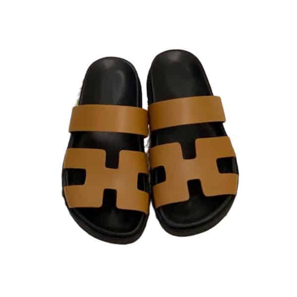Hermes Ankara Sandal Brown