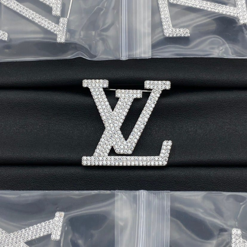 Alternative view of Louis Vuitton Crystal Brooch Silver